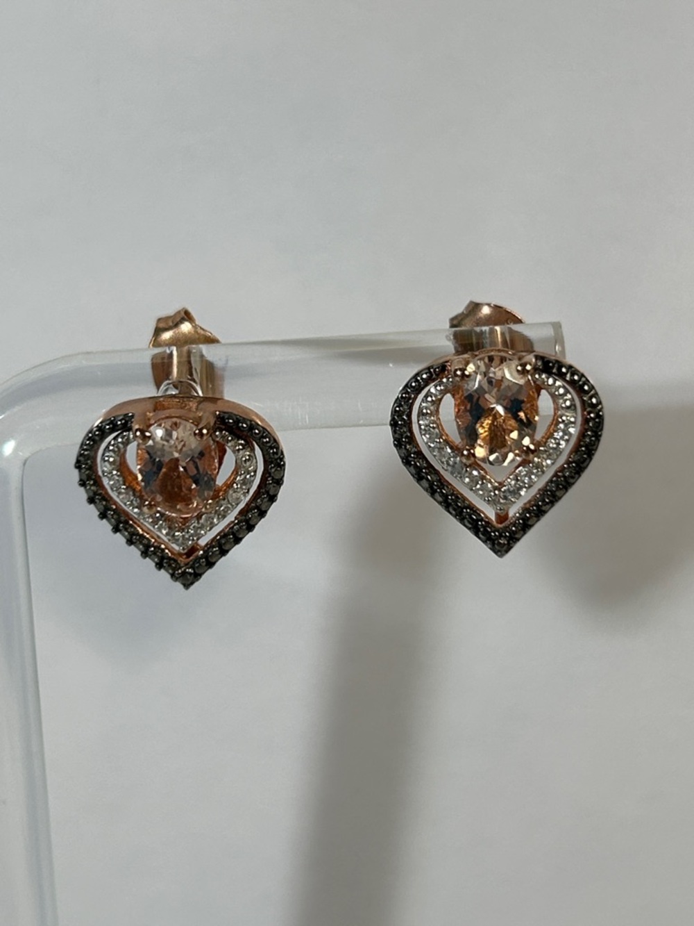 NWOT Chuck Clemency Gold Plated Sterling Silver Genuine Gemstone Earrings